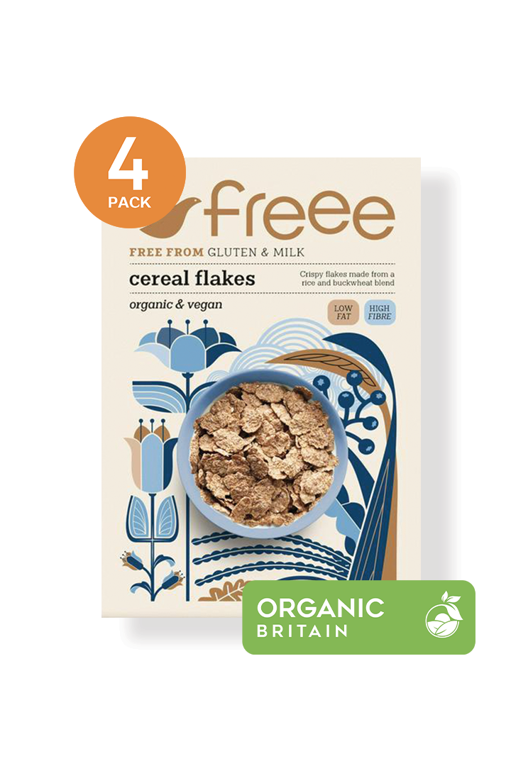 FREEE by Doves Cereal Flakes 4 x 375g