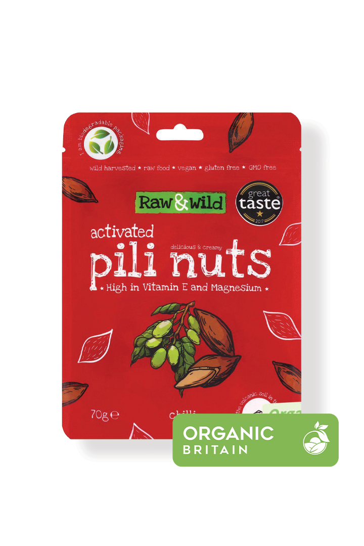 Raw&Wild Activated Pili Nuts - Chili (70g)