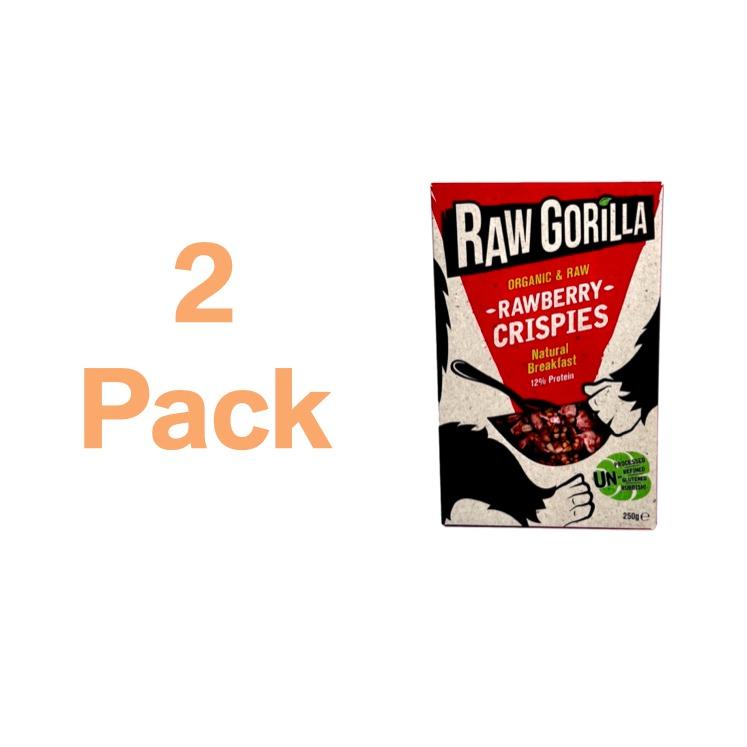 Raw Gorilla Rawberry Crispies 2 x 250g