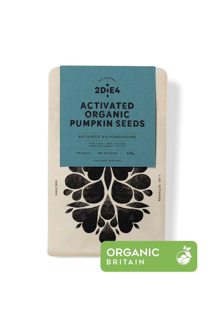 2die4 Activated Pumpkin Seeds 100g