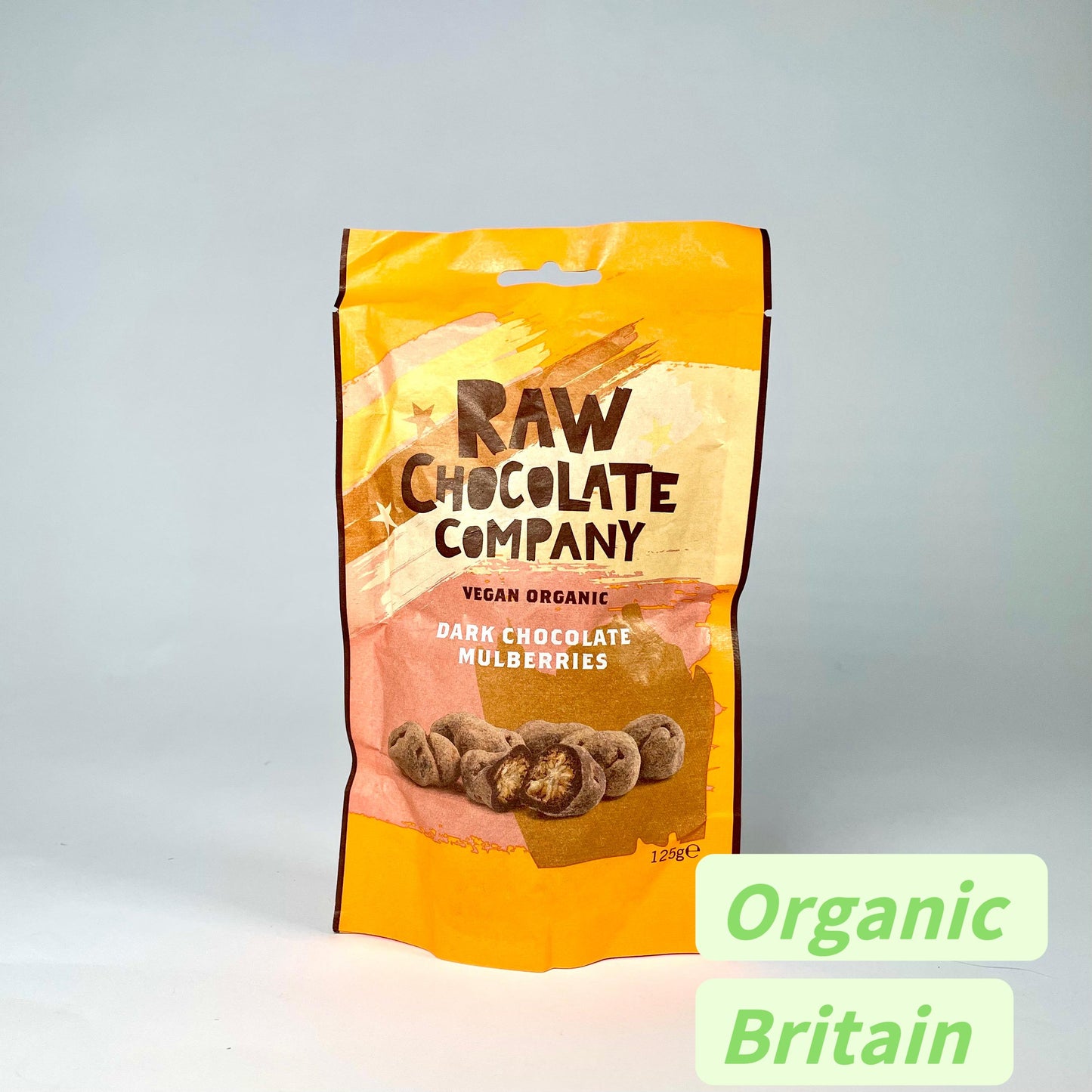 Raw Chocolate Company Organic Chocolate Chocolate Mulberries 125g Vegan Natural Organic Gluten Free