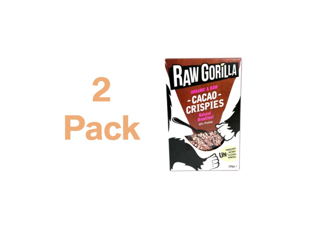 Raw Gorilla Caoao Crispies 2 x 250g